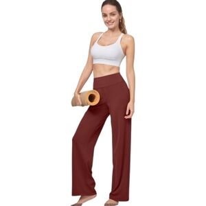 Willit Women's Yoga Pants Wide Leg Pants Stretch Casual Pants Slacks High Waist